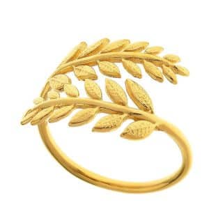 Δαχτυλίδι Arteon Με Κλαδιά Φτέρης Από Ασήμι 925° ART23618