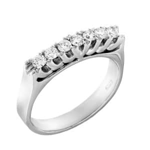 Series Diamond Ring Made Of White Gold K18 DA46LP7