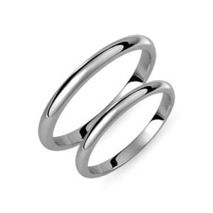 Classic Valauro Wedding Rings Made Of White Gold 001B