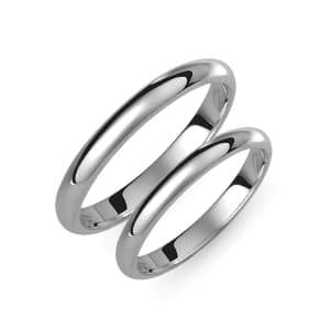 Classic Valauro Wedding Rings Made Of White Gold 002B