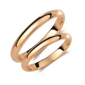 Classic Valauro Wedding Rings Made Of Yellow Gold 002C
