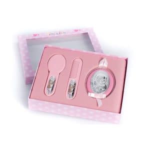 Baby Gift Set With Icon, Comb And Brush With Silver 950° MA-SA003-R