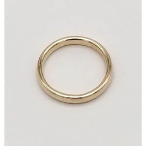 Valauro Anatomical Wedding Rings Made Of Yellow Gold X1C - Image 3