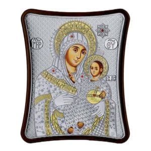 Icon Of Our Lady Of Bethlehem 16 x 20 With Silver 950° MA-E1409-1X