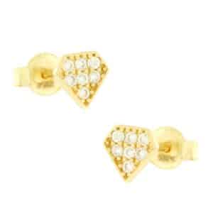 Σκουλαρίκια Από Κίτρινο Χρυσό Κ14 SK254KP5