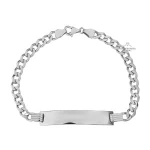 Classic Name Tag Bracelet Made Of Silver 925° TA42L9