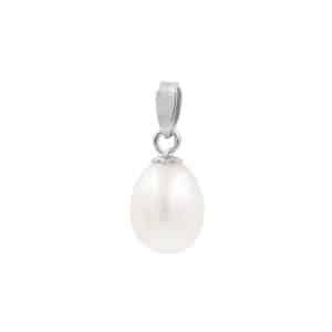 8X10MM Pearl And K14 White Gold Pendant KR147LP5