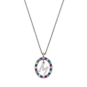 925° Silver Monogram M Necklace MO30LP9