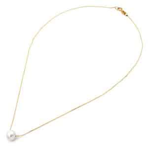 8-9MM Pearl Necklace In 14K Yellow Gold KO235KP5