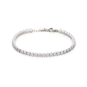 Visetti Stainless Steel Tennis Bracelet 42AC-BR003S