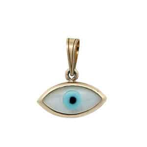 K14 Yellow Gold Eye Pendant KR164KP5