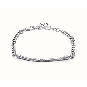 925° White Silver Chain Bracelet VR198L9