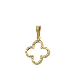 Flower Pendant Made Of Yellow Gold K9 KR178KP3
