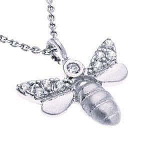 Κολιέ Μέλισσα Από Ασήμι 925° ART32338