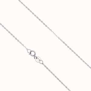 925° White Silver Neck Chain 9R-CH021-1-45